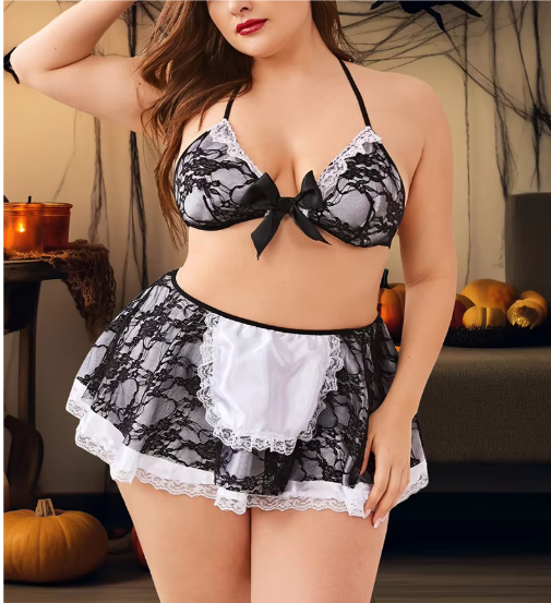 Long Mesh Large Lingerie Nightdress A Solid Lingeries