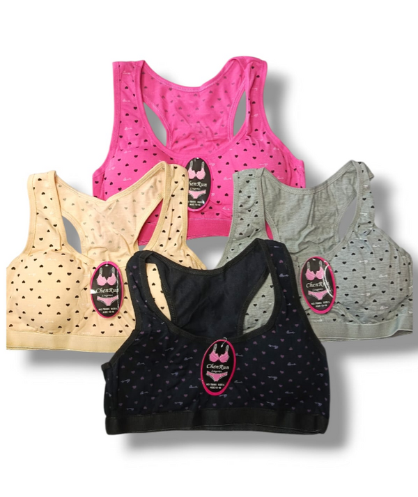 Pack of 4 - China Padded Kids Blouse – Printed